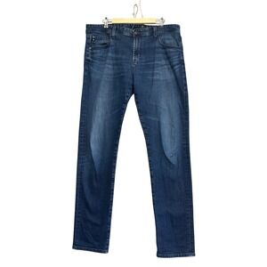 AG Adriano Mens Goldschmied Tellis Modern Slim Leg Jeans Blue Medium Wash 38x34